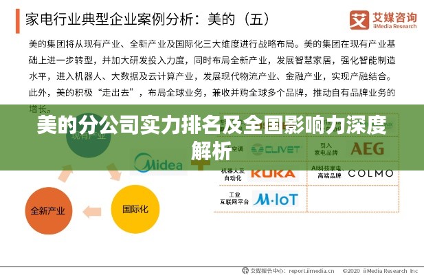 美的分公司实力排名及全国影响力深度解析