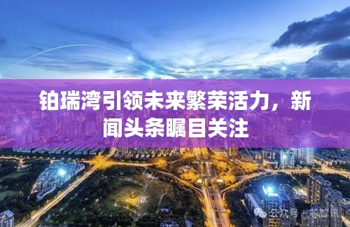 铂瑞湾引领未来繁荣活力，新闻头条瞩目关注