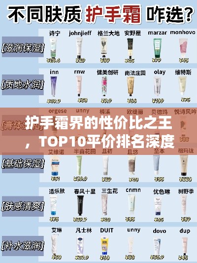 护手霜界的性价比之王，TOP10平价排名深度解析