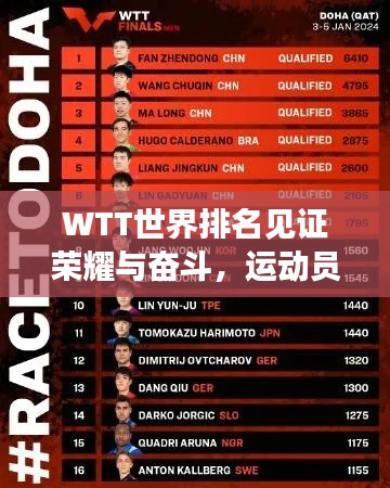 WTT世界排名见证荣耀与奋斗，运动员排名升至第3.4位！