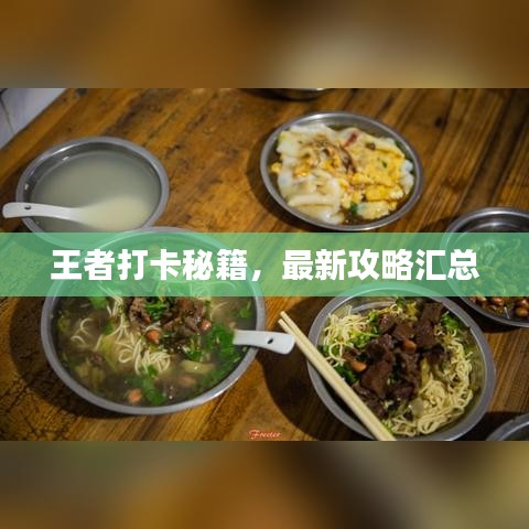 王者打卡秘籍，最新攻略汇总